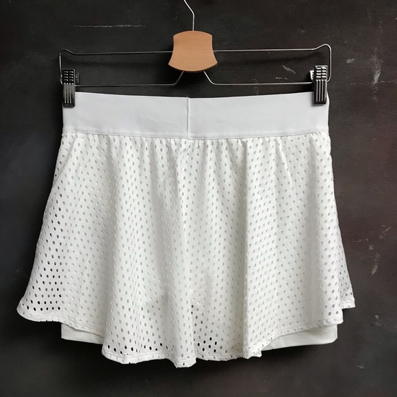 Nike Tennis Skirt Flouncy High-Low Mesh CK8397 - Picture 10 of 11